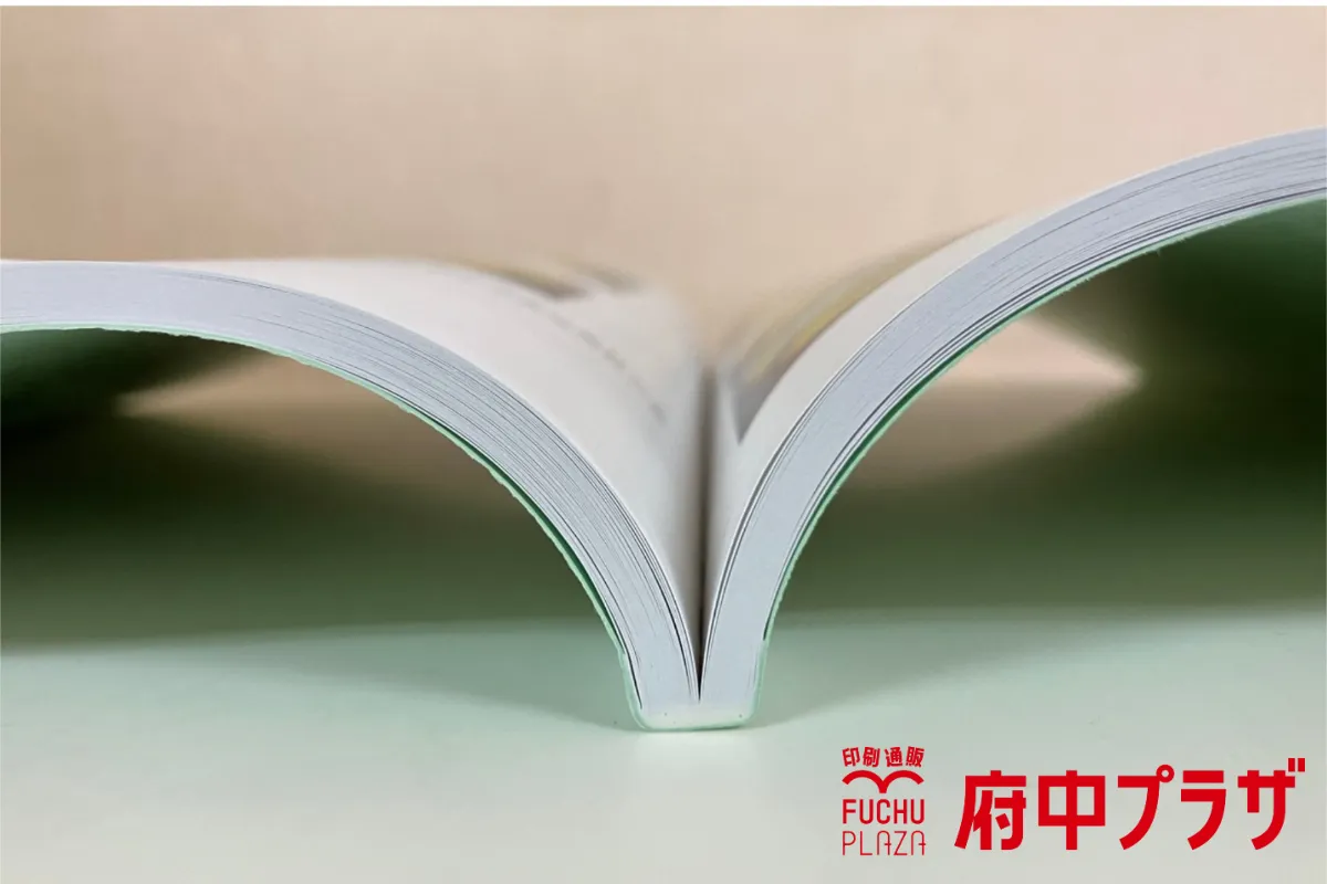 モノクロ無線綴じ製本 製本サンプル