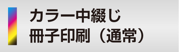 カラー中綴じ冊子印刷（通常）